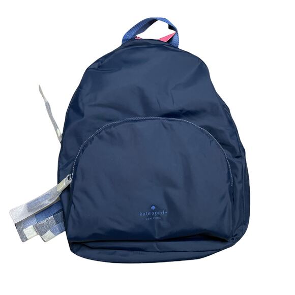 Kate Spade Arya Medium night Cap ( Blue ) Nylon Packable Backpack Bag